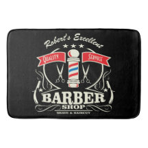 Retro Friseur-Stylist-Arbeits-Boden-Matte