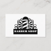 Retro-Friseurstudio-Terminprämien Visitenkarte (Vorderseite)