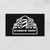 Retro-Friseurstudio-Terminprämien Visitenkarte (Vorderseite)