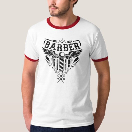 Retro Friseurt-stück T-Shirt (Vorderseite)