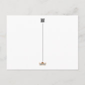 Retro Frisierte Auto Auto Weihnachtsgeschenke Post Postkarte (Rückseite)