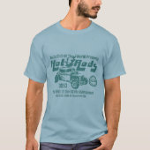 Retro frisiertes Auto T-Shirt (Vorderseite)