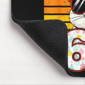 Retro Frohe Ostern Hase 67 Six Seven Meme Junge Mä Mousepad (Ecke)