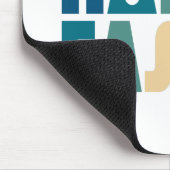 Retro Frohe Ostern Typografie | Mauspad (Ecke)