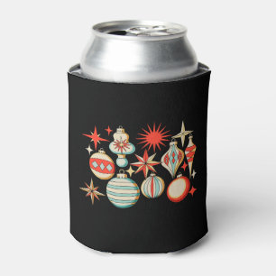 Retro Frohe und helle moderne Weihnachtsdekoration Dosenkühler