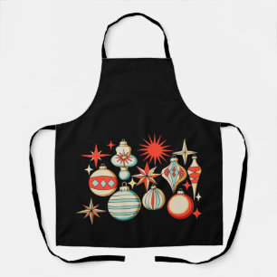 Retro Frohe und helle moderne Weihnachtsdekoration Schürze