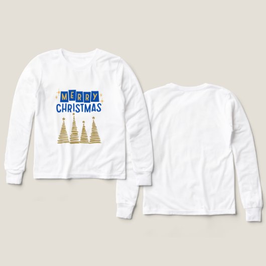 Retro frohe Weihnachten (Design Vorderseite & Rückseite)