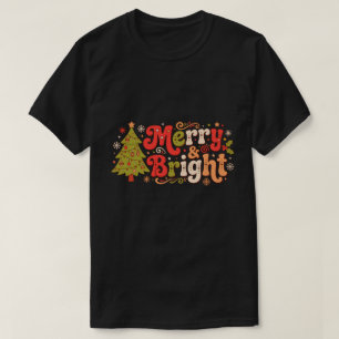 Retro Frohe Weihnachten du schmutziges Tier T-Shirt
