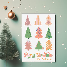 Retro Frohe Weihnachten Ein Foto