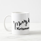 Retro Frohe Weihnachten Stil Kaffeetasse (Links)