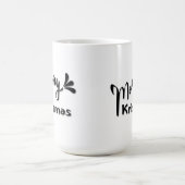 Retro Frohe Weihnachten Stil Kaffeetasse (Mittel)