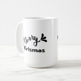 Retro Frohe Weihnachten Stil Kaffeetasse