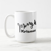 Retro Frohe Weihnachten Stil Kaffeetasse (Links)