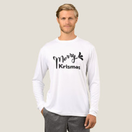Retro Frohe Weihnachten Stil Tri-Blend Shirt