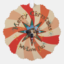 Retro Frohe Weihnachten Wir Lieben Dich Familienfo