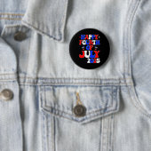 Retro frohes 4. Juli 2025 vierter Juli für Button (Beispiel)