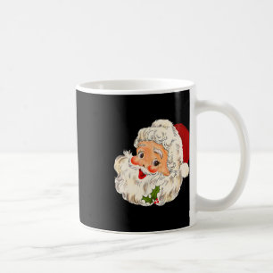Retro fröhliche Weihnachtsmänner Kaffeetasse