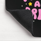 Retro-fröhliches und helles Feiertagsdesign Mousepad (Ecke)