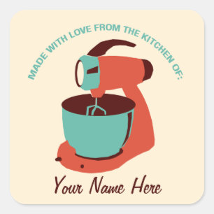Retro "From the Kitchen of" Aufkleber