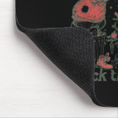 Retro From The Windows To The Walls Funny Raccoon  Mousepad (Ecke)