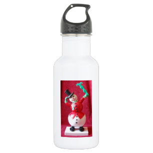 Retro Frosty the Snowman Edelstahlflasche