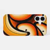 Retro Fruchtwellen iPhone 16 Hülle (Rückseite (Horizontal))