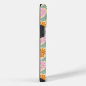Retro-Frühlingsblumen iPhone Hülle (Rechte Seite)