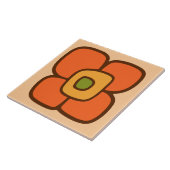 Retro-Frühlingsblüte Fliese (Seite)