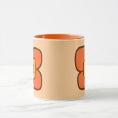 Retro-Frühlingsblüte Tasse (Zentrum)