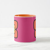 Retro-Frühlingsblüte Tasse (Zentrum)