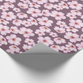 Retro Frühlingsmit blumenmuster Geschenkpapier (Ecke)