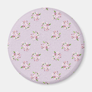 Retro Frühlingsmit blumenmuster Magnet