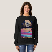 Retro Ft Walton Beach Florida Souvenir Surf Sweatshirt (Vorne ganz)