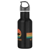Retro Fuchs Edelstahlflasche (Rückseite)