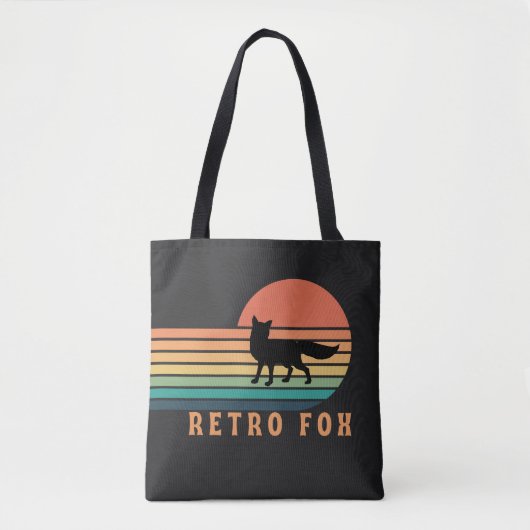 Retro Fuchs Tasche (Vorderseite)