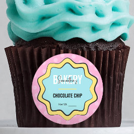 Retro Fun 80er Nostalgia Trendy Konditorei Koch Co Runder Aufkleber