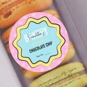 Retro Fun 80er Nostalgia Trendy Konditorei Koch Co Runder Aufkleber