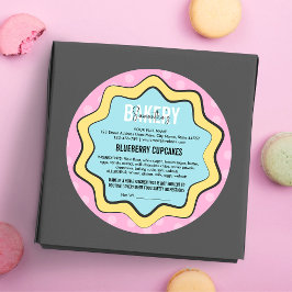 Retro Fun 80er Nostalgia Zuhause Kitchen Hütte Law Runder Aufkleber