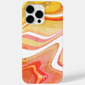 Retro Fun Abstrakt Strip Name Modern Inspirivity Case-Mate iPhone Hülle (Rückseite)