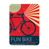 Retro Fun Bike Magnet (Vertikal)