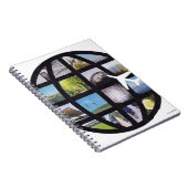 Retro Fun Fotos Globe Notizblock (Rechte Seite)