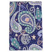 Retro Fun Galaxy Mittlere Geschenktüte (Rückseite)