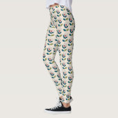 Retro Fun Garden Blume Muster Leggings (Links)