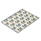Retro Fun Garden Blume Muster Notizblock (Linke Seite)