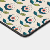 Retro Fun Garden Blume Muster Schreibtischunterlage (Ecke)