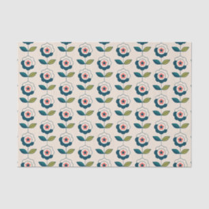 Retro Fun Garden Blume Muster Seidenpapier