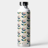 Retro Fun Garden Blume Muster Trinkflasche (links)