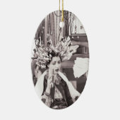 Retro Fun Hair Salon Keramik Ornament (Rechts)