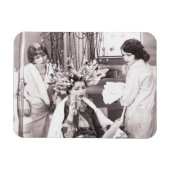Retro Fun Hair Salon Magnet (Horizontal)
