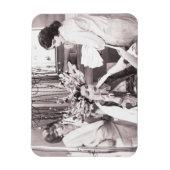 Retro Fun Hair Salon Magnet (Vertikal)